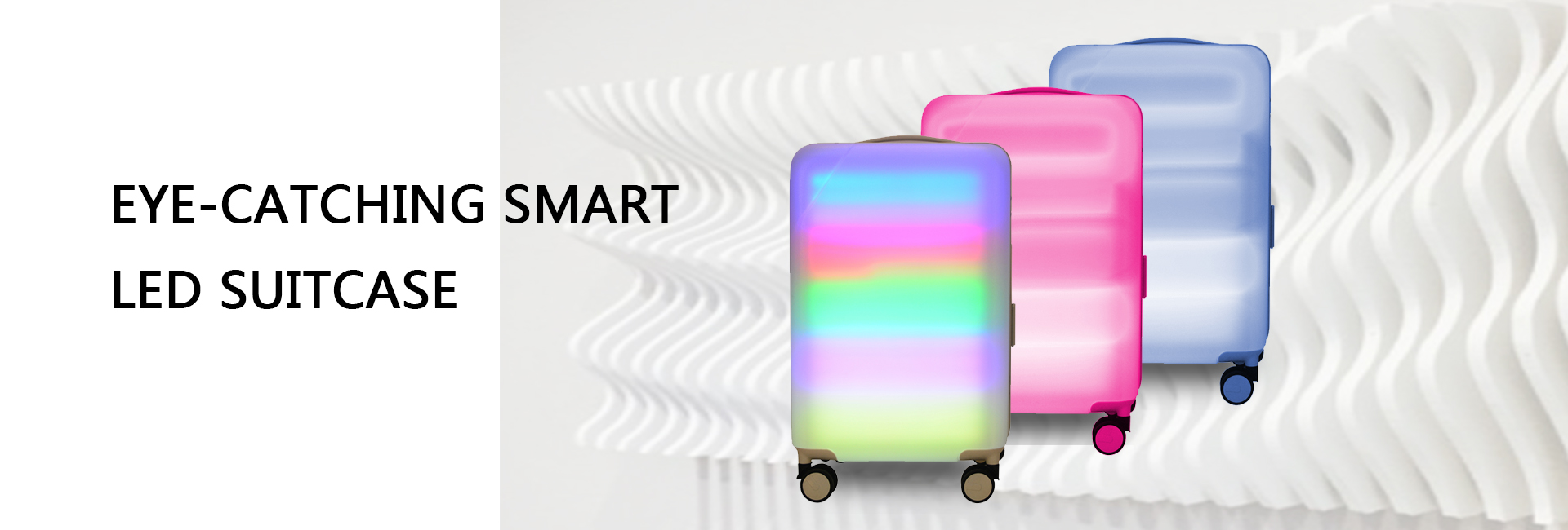 led lighted luggage