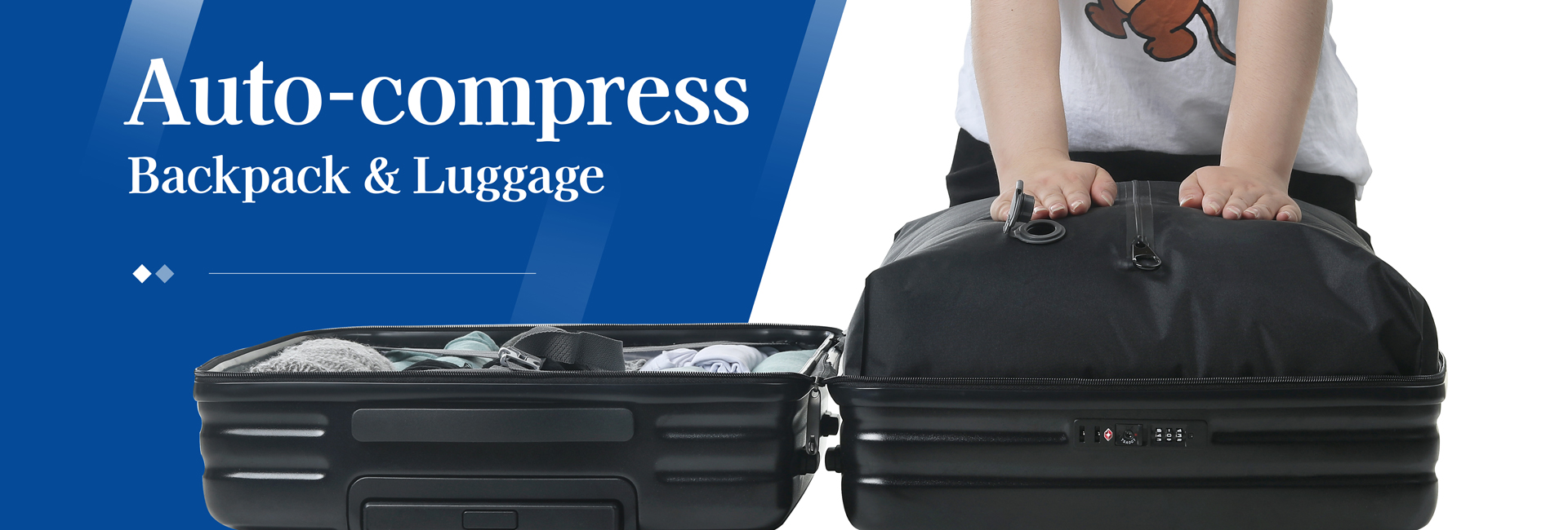 Vacuum Compression Luggage