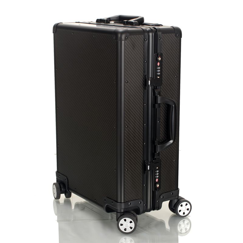 Real Carbon Fiber Luggage Vintage Style 02