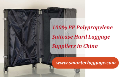 100% PP Polypropylene Suitcase Hard Luggage Suppliers in China