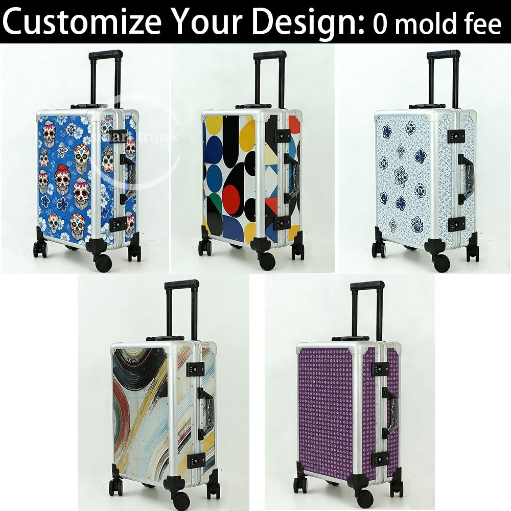 Custom Non-Standard Sizes All-Aluminum Trolley Cases