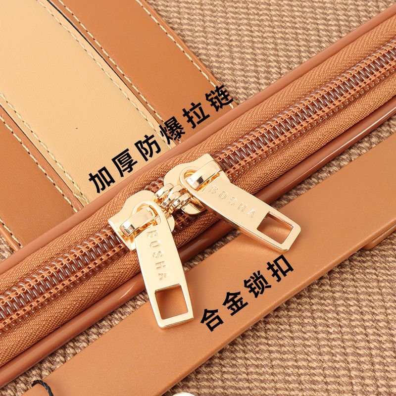 Custom Logo 4 Piece PU Leather Soft Luggage Set with Silent Spinner Wheels - Low MOQ Wholesale