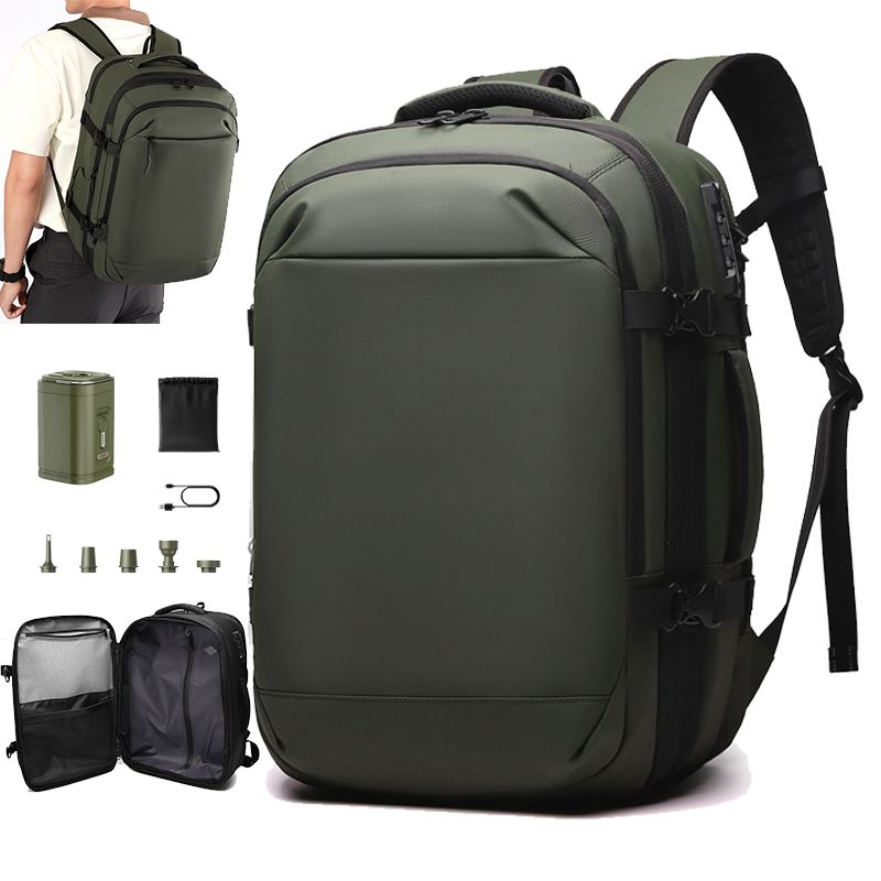 Patented Vacuum Compression Travel Backpack - Wholesale Space-Saving Carry-on for B2B